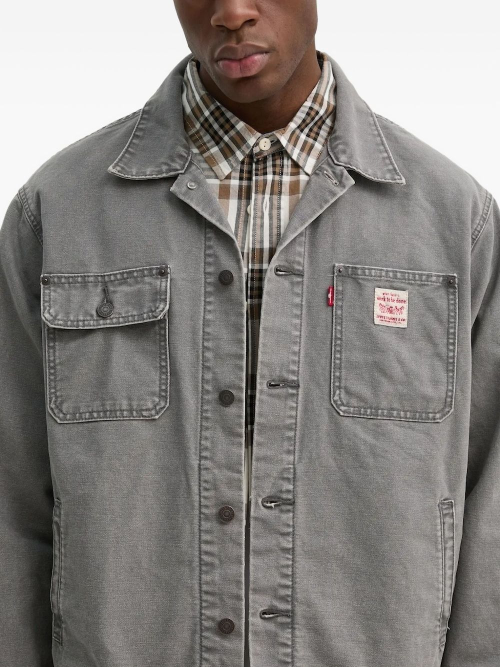 patch-pocket denim jacket - 4