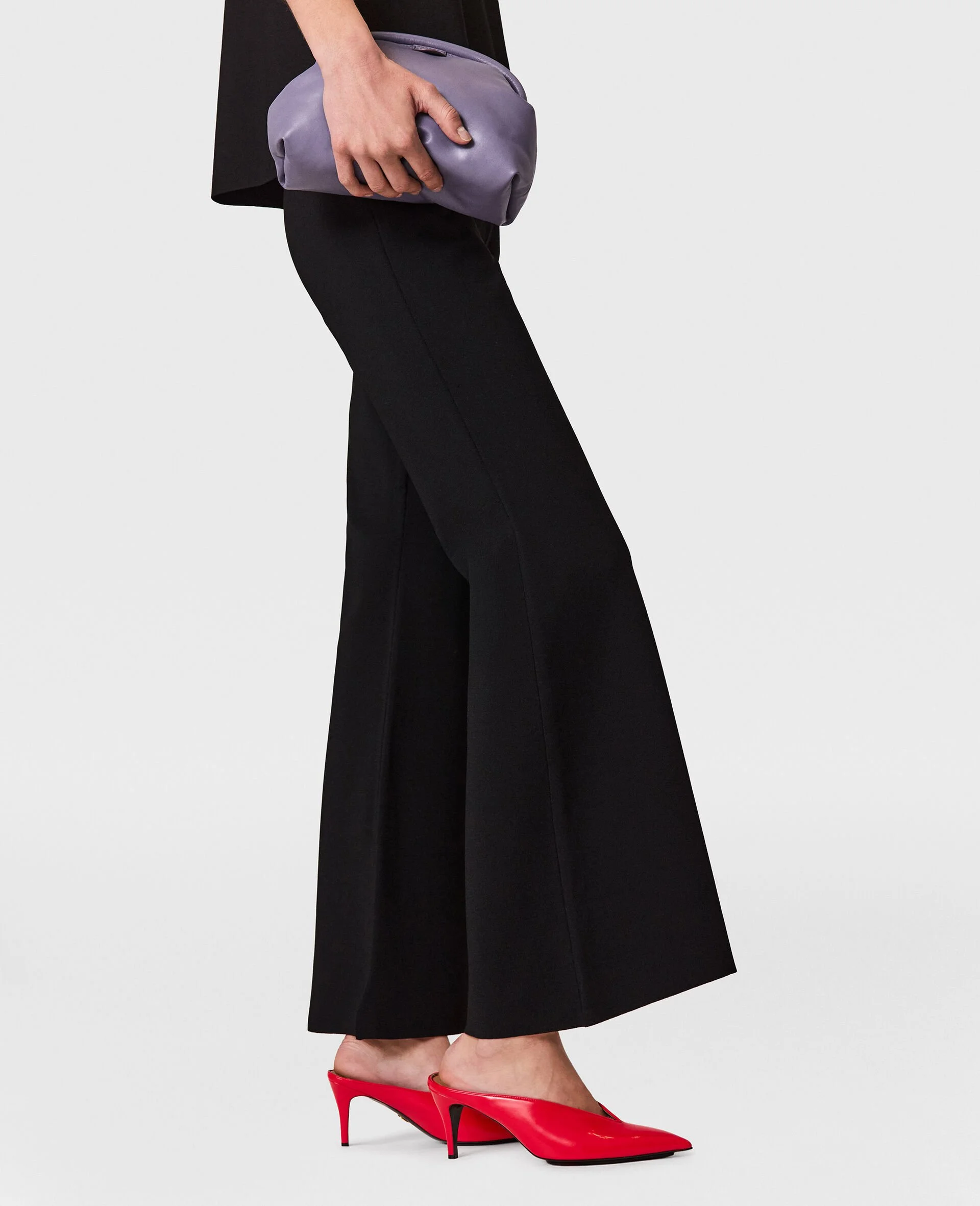 Brushed Heeled Mules - 1