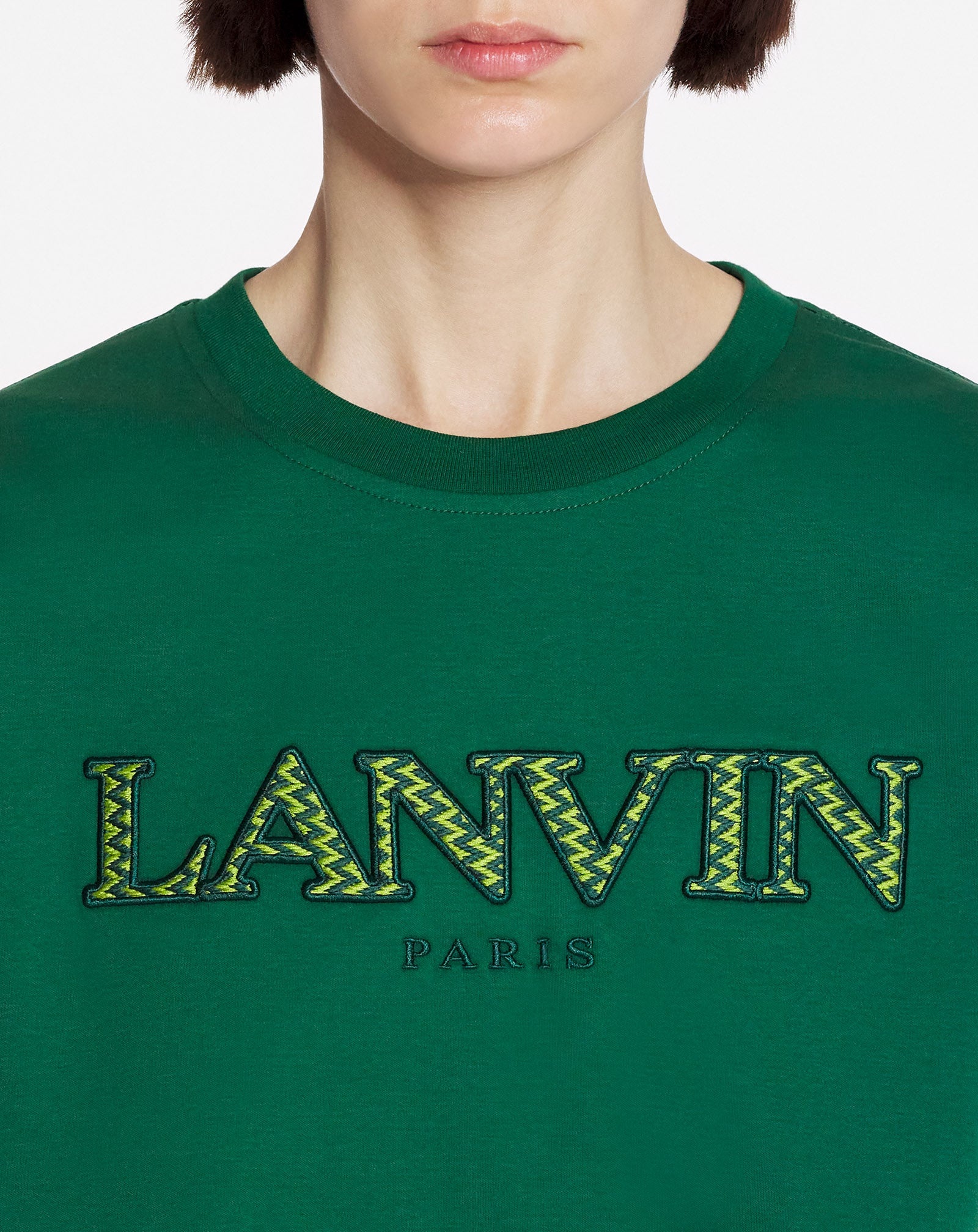 EMBROIDERED CROPPED T-SHIRT - 5
