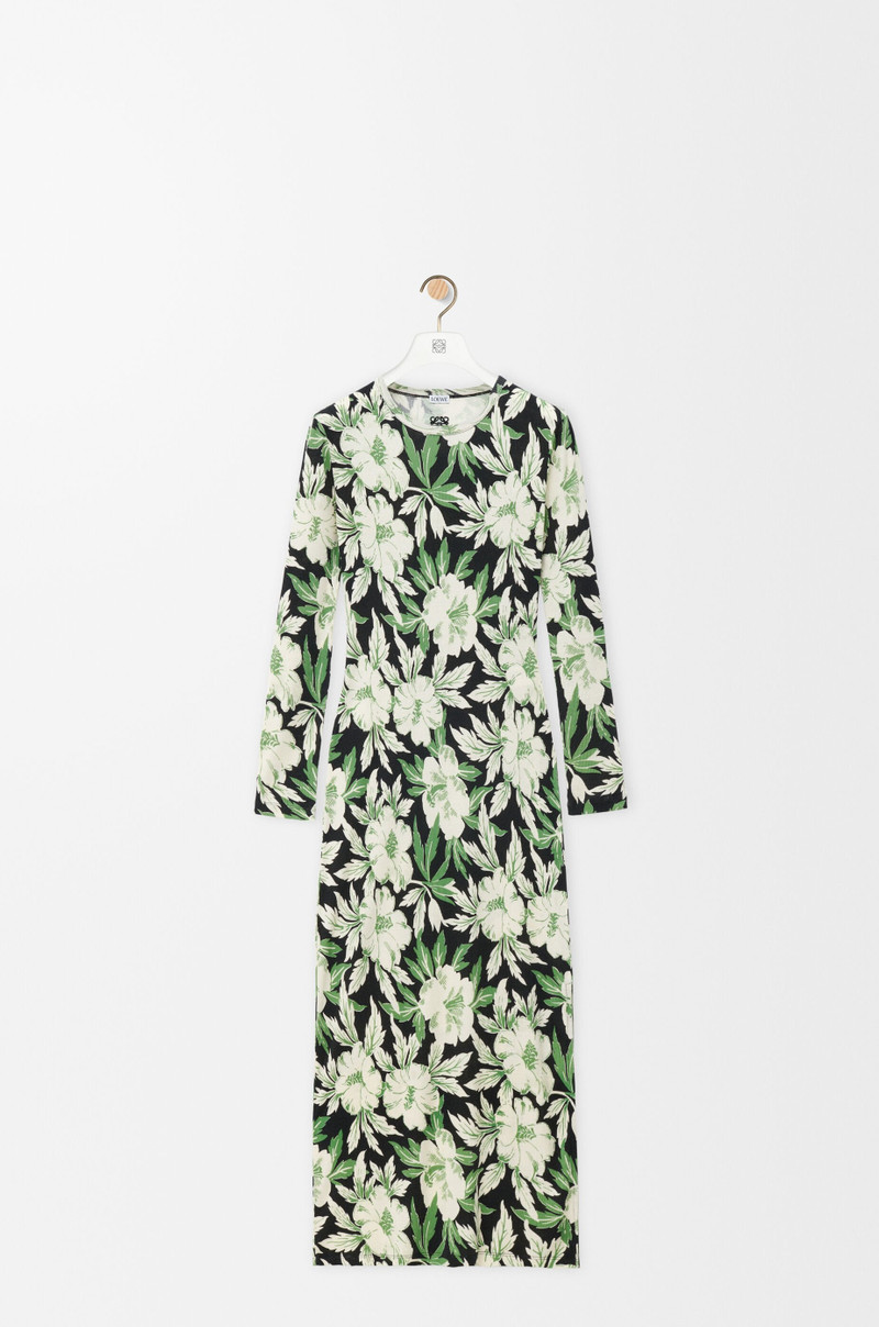 Dress in silk and cotton - 1