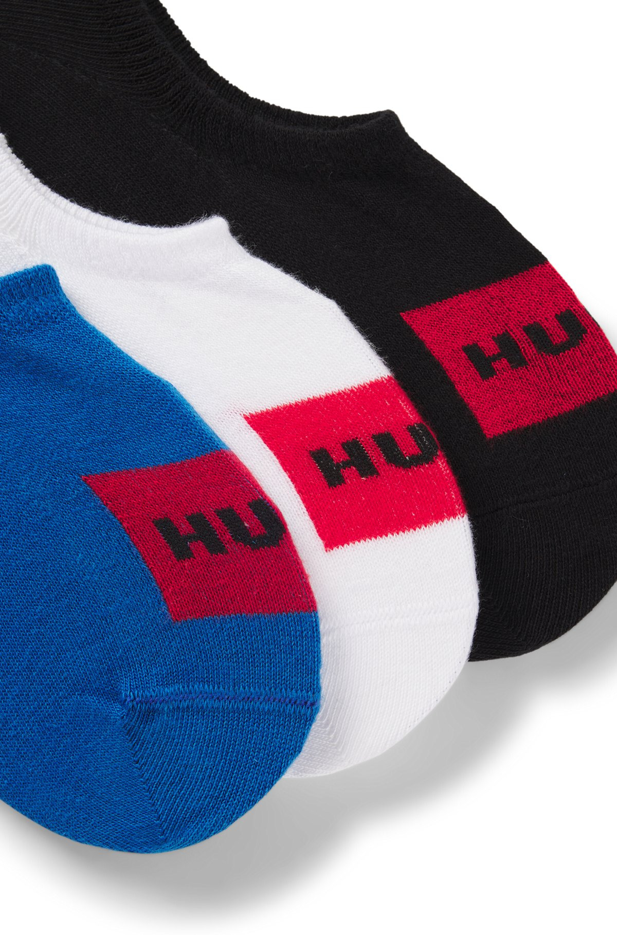 THREE-PACK OF INVISIBLE SOCKS WITH RED LOGOS - 2