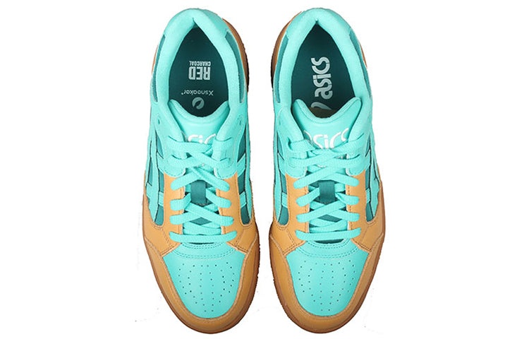 Xsneaker x REDCHARCOAL x ASICS Gel-Spotlyte Unisex Yellow/Green 1203A240-300 - 4