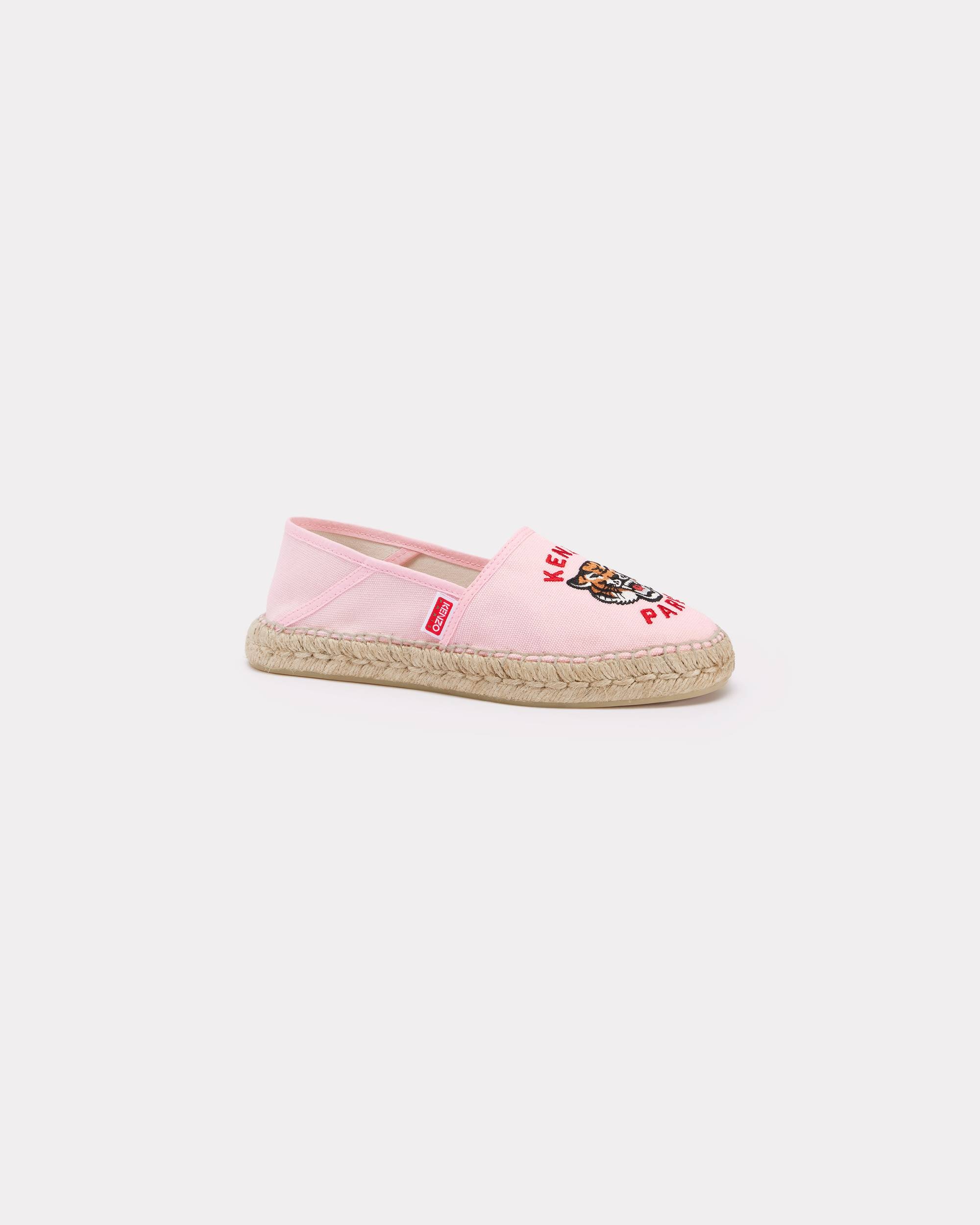 'KENZO Lucky Tiger' special fit embroidered canvas espadrilles - 1