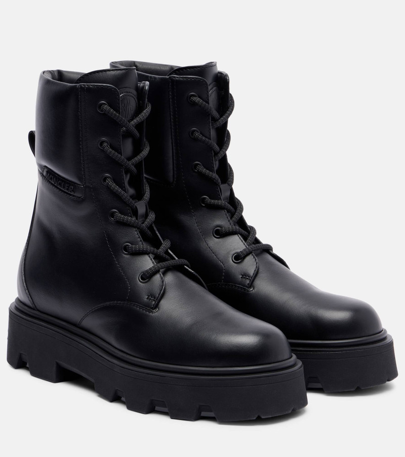 Aurea leather combat boots 1