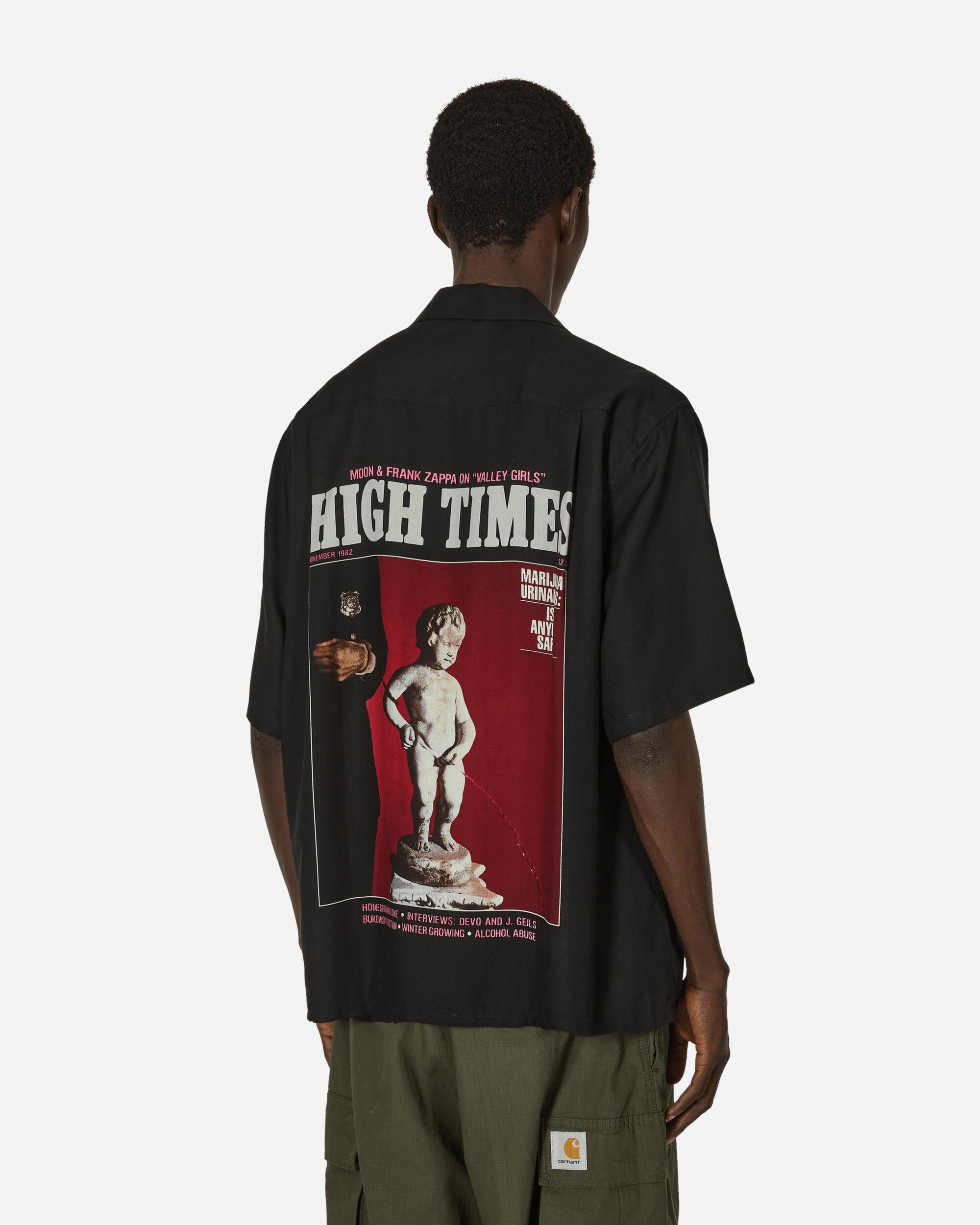 WACKO MARIA High Times Hawaiian Shirt (Type-3) Black | slamjam 