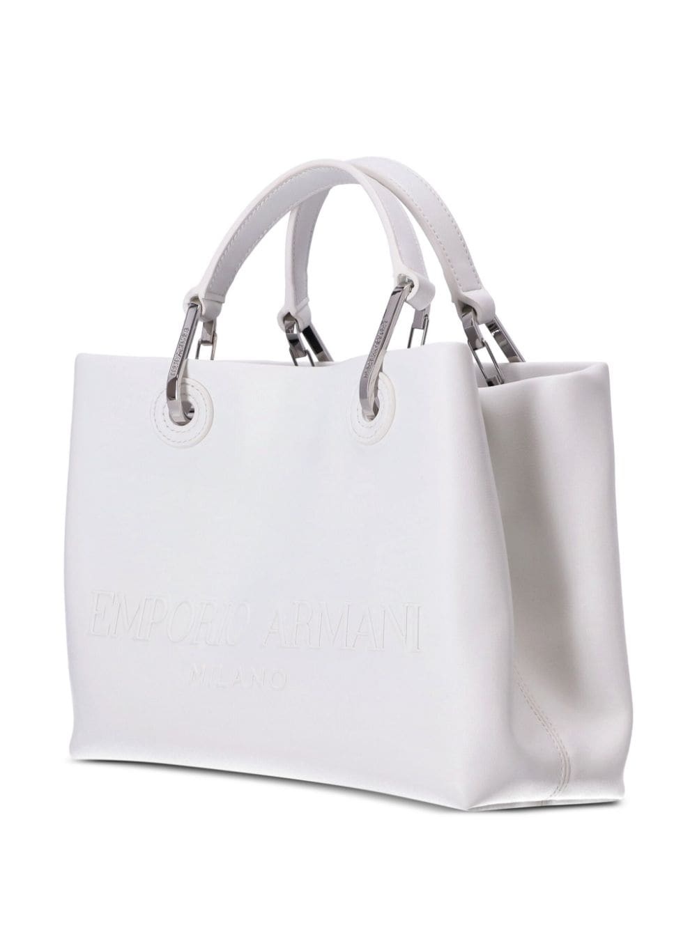 small logo-embossed tote bag - 3