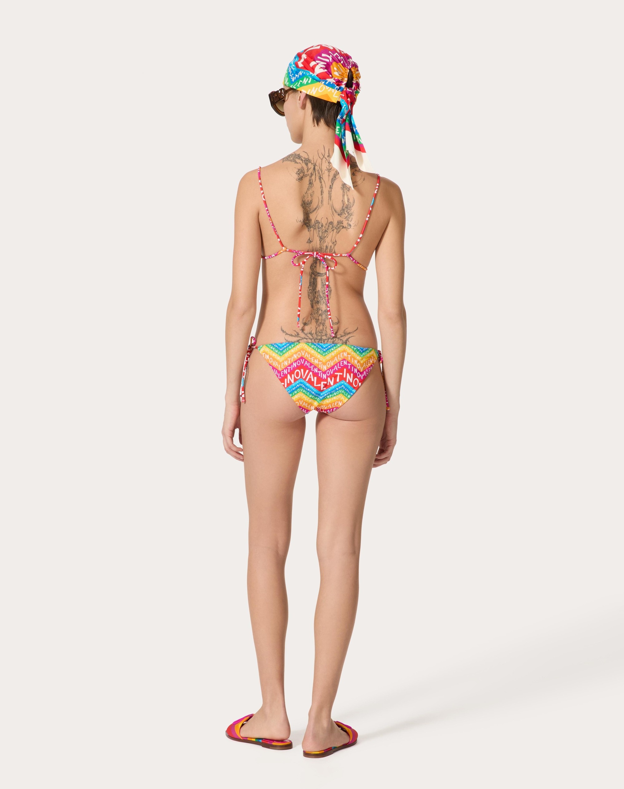 Valentino VALENTINO CHEVRON LYCRA BIKINI 24 | REVERSIBLE