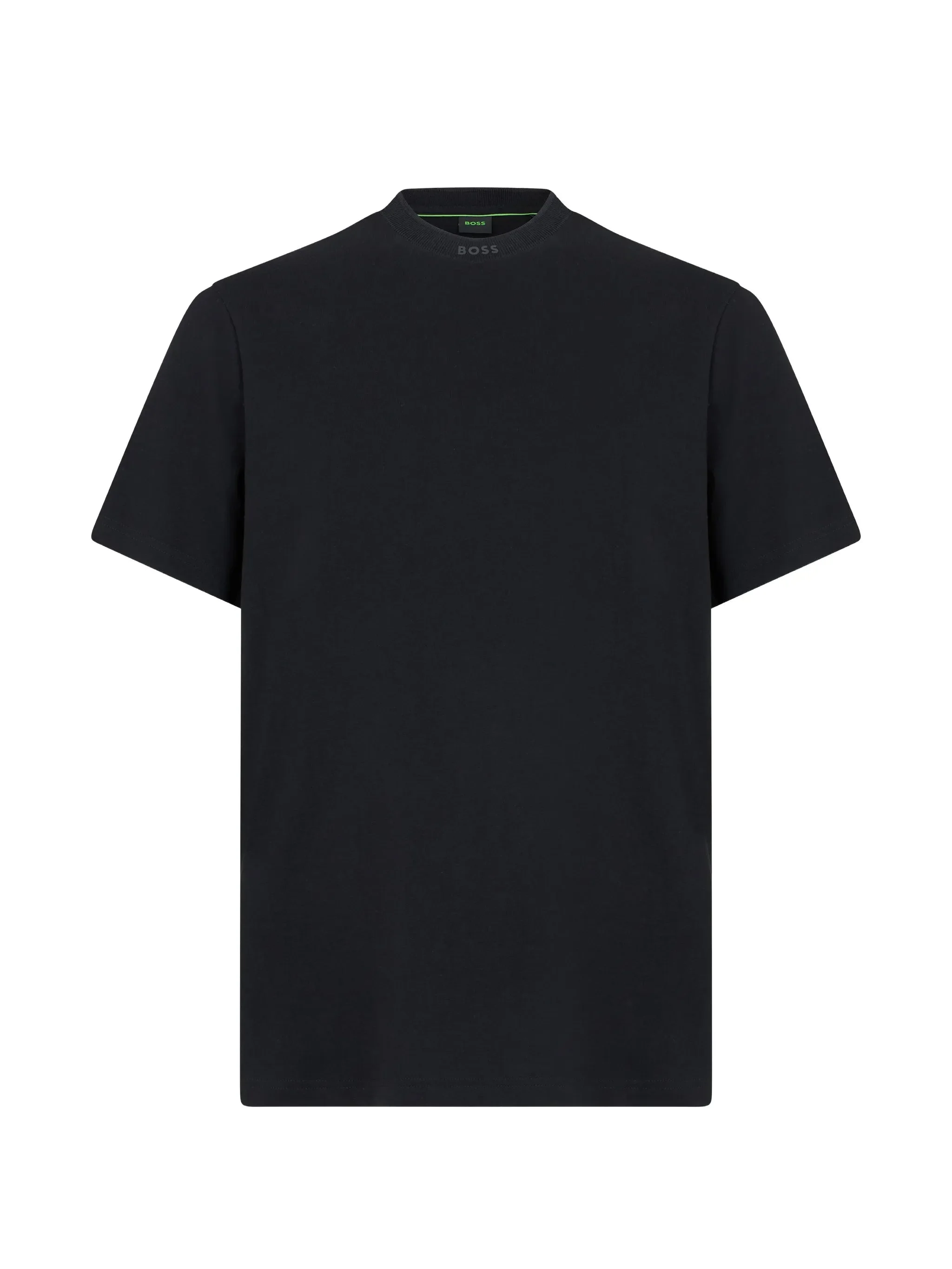 Boss Cotton T-shirt With Logo Crew Neck - 1