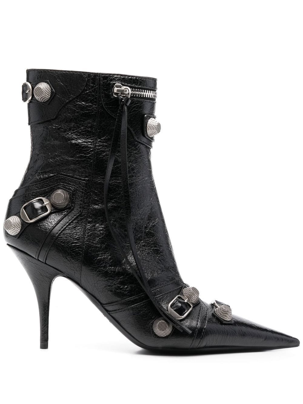 Balenciaga Le Cagole Leather Boots - 1