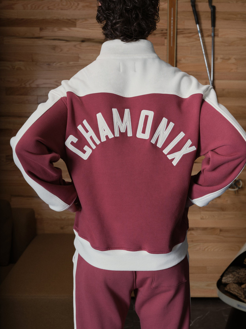 Rhude RHUDE CHAMONIX QUARTER-ZIP VARSITY outlook