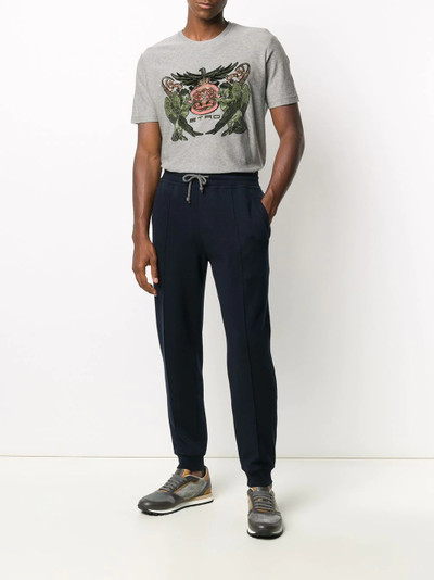 Etro crest-jacquard T-shirt outlook