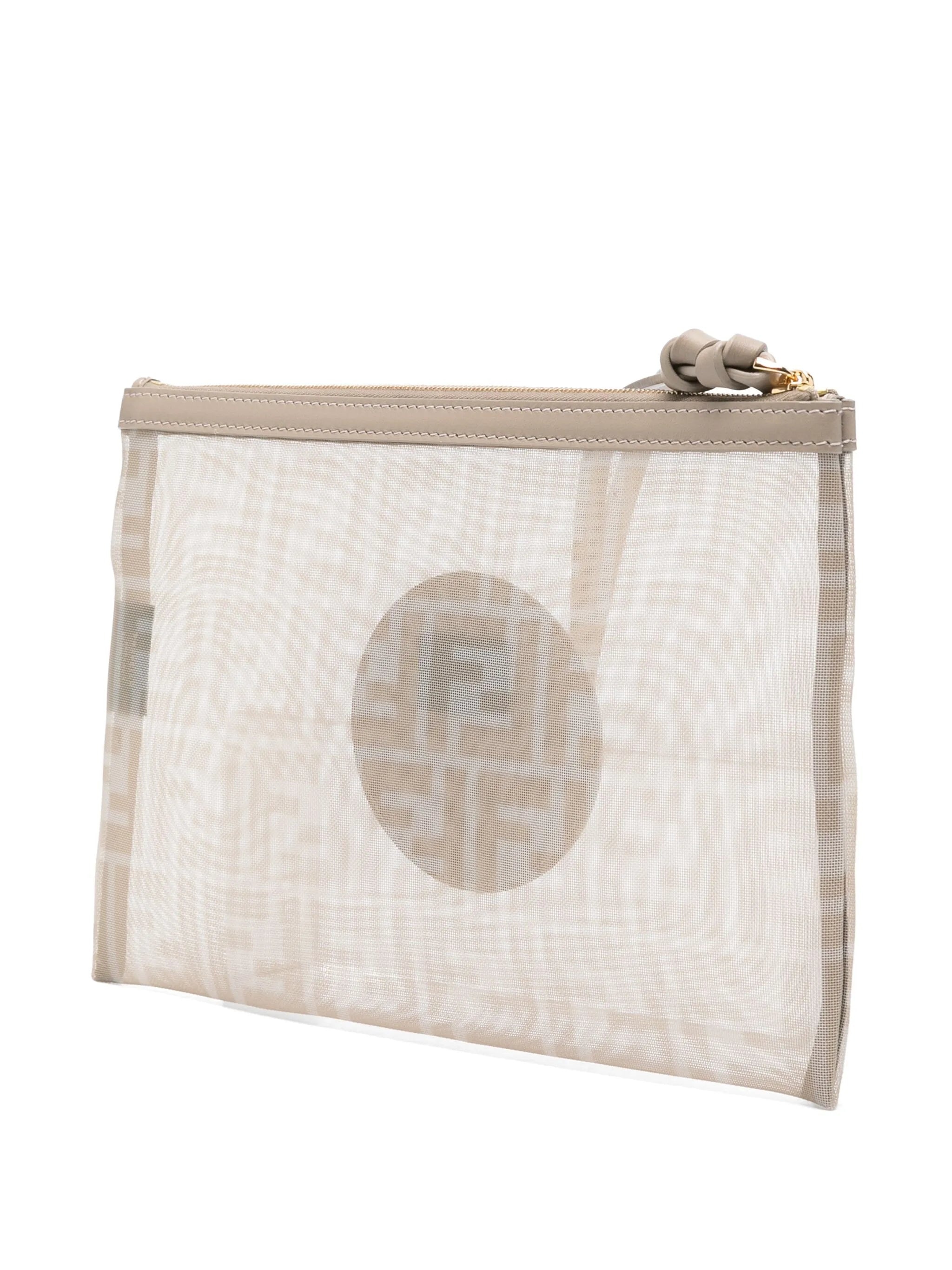Logo-patch Clutch Bag - 10