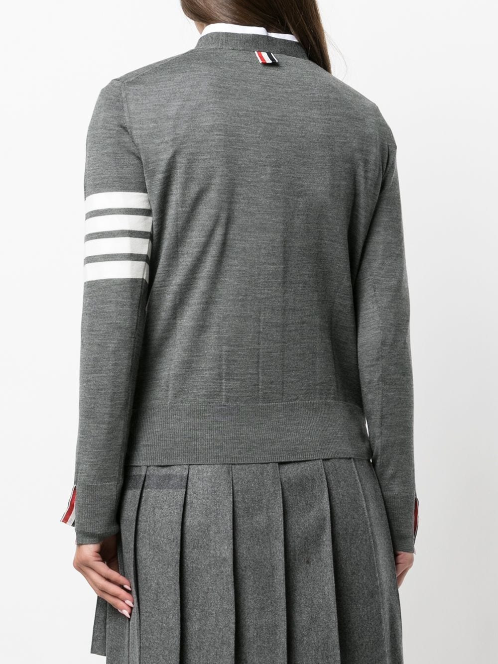 Relaxed Fit V Neck Cardigan - 4