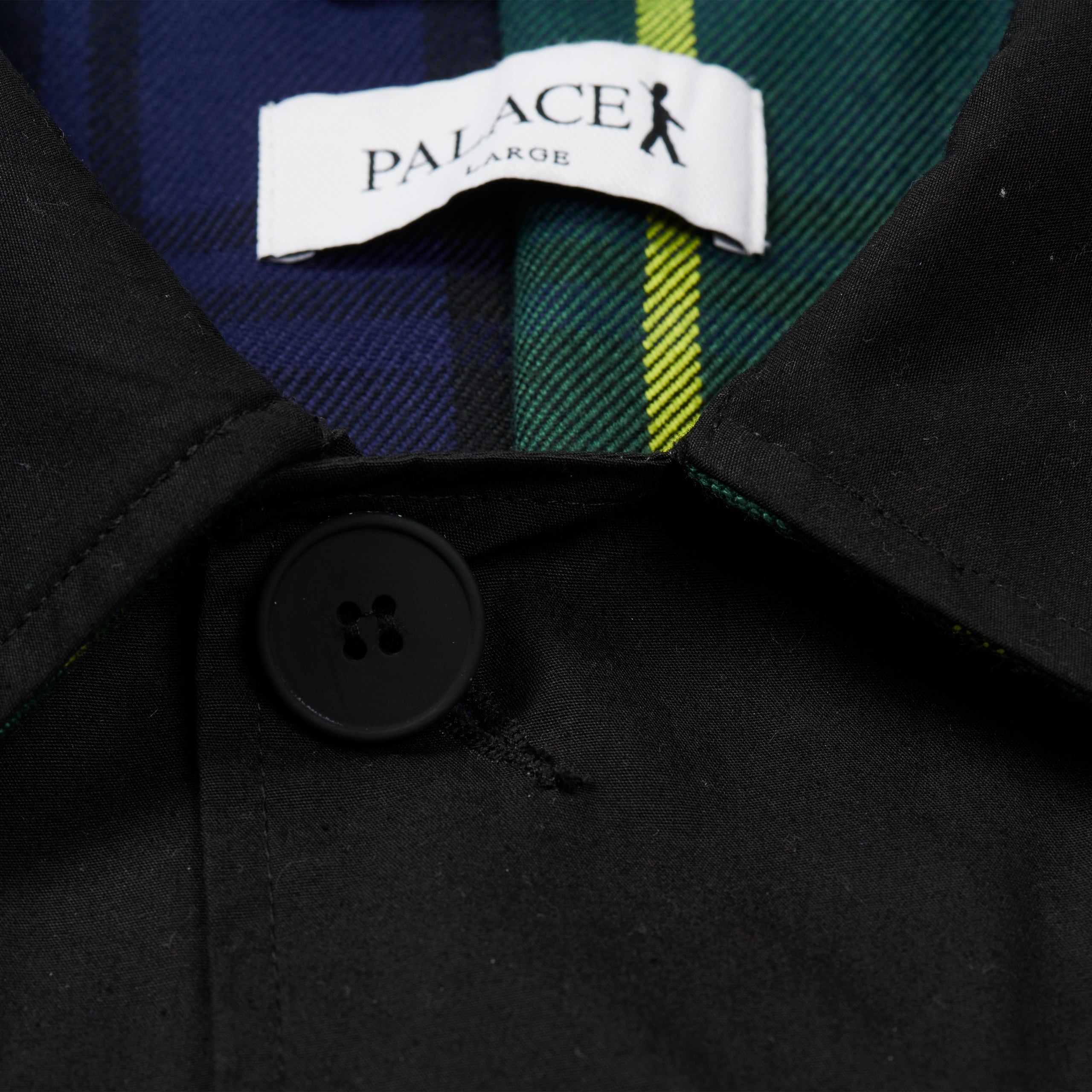 PALACE PALACE GUARD CAR COAT BLACK | REVERSIBLE