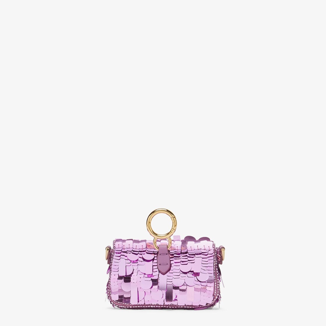 Purple sequin charm - 3