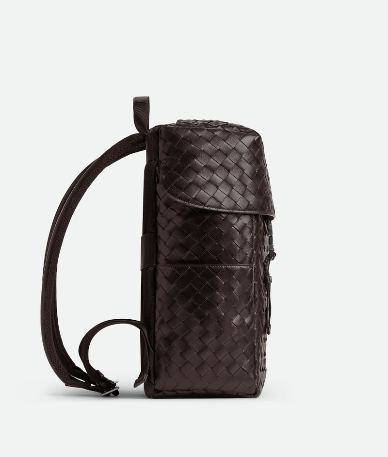 Bottega Veneta Intrecciato Flap Backpack outlook