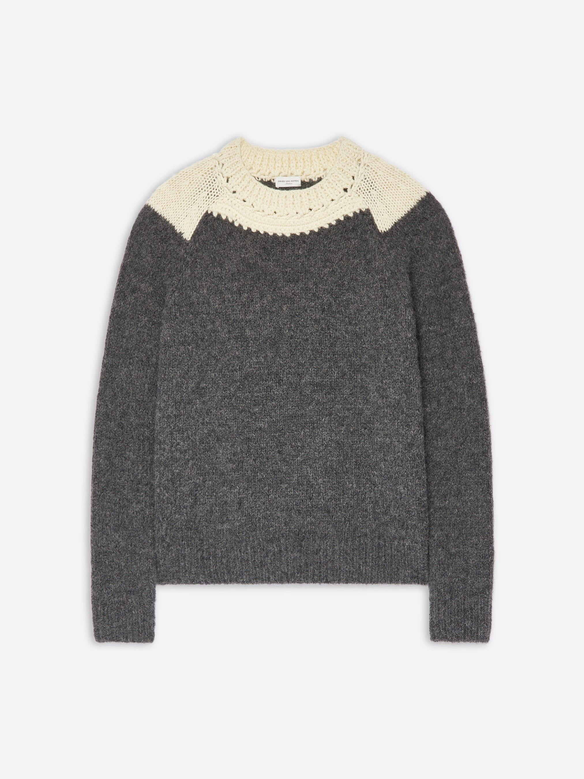 CROCHET WOOL SWEATER - 1