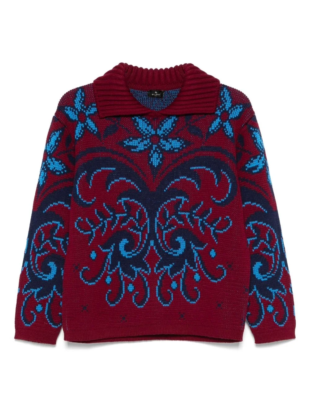 patterned sweater - 1