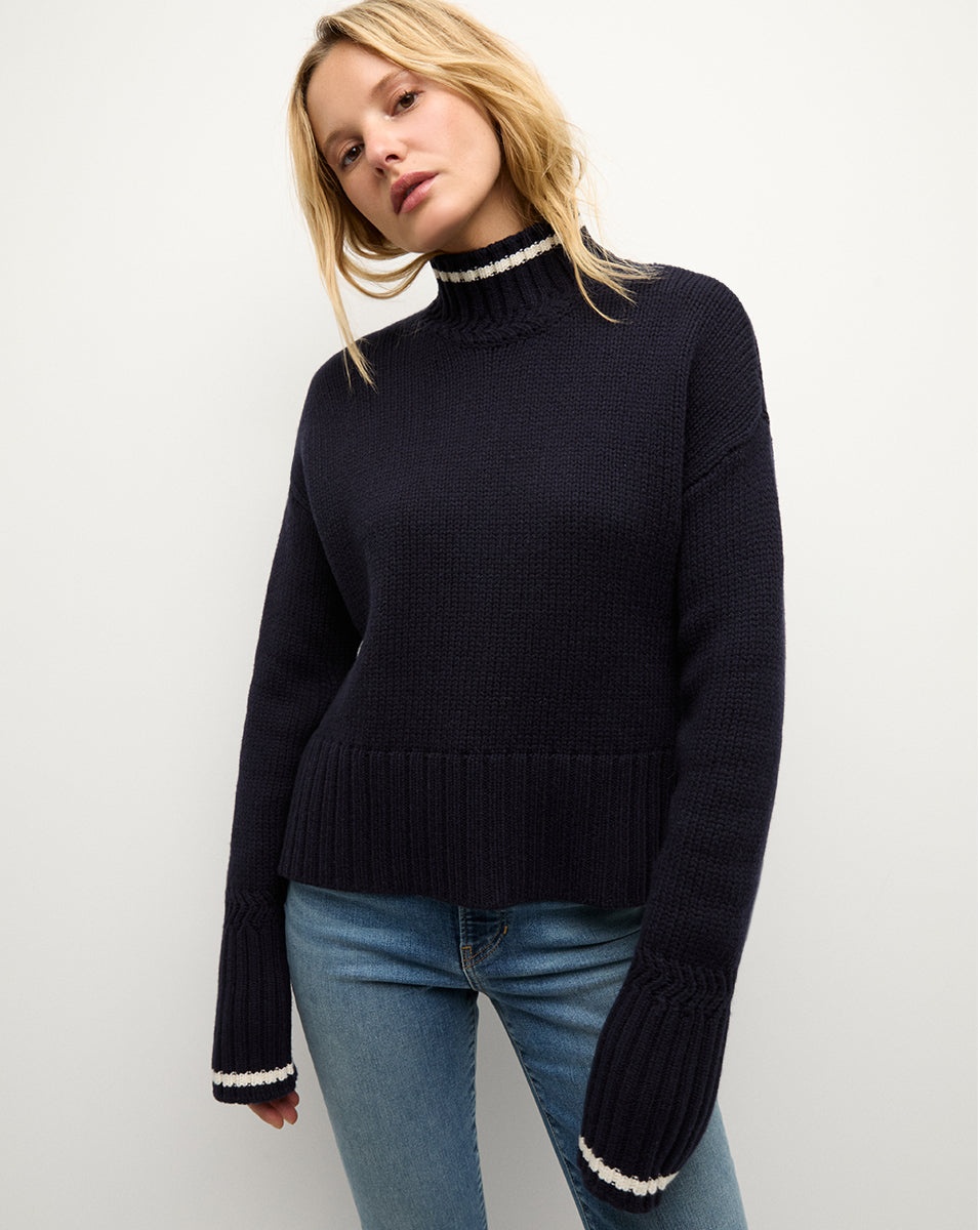 LANCETTI TURTLENECK SWEATER - 4