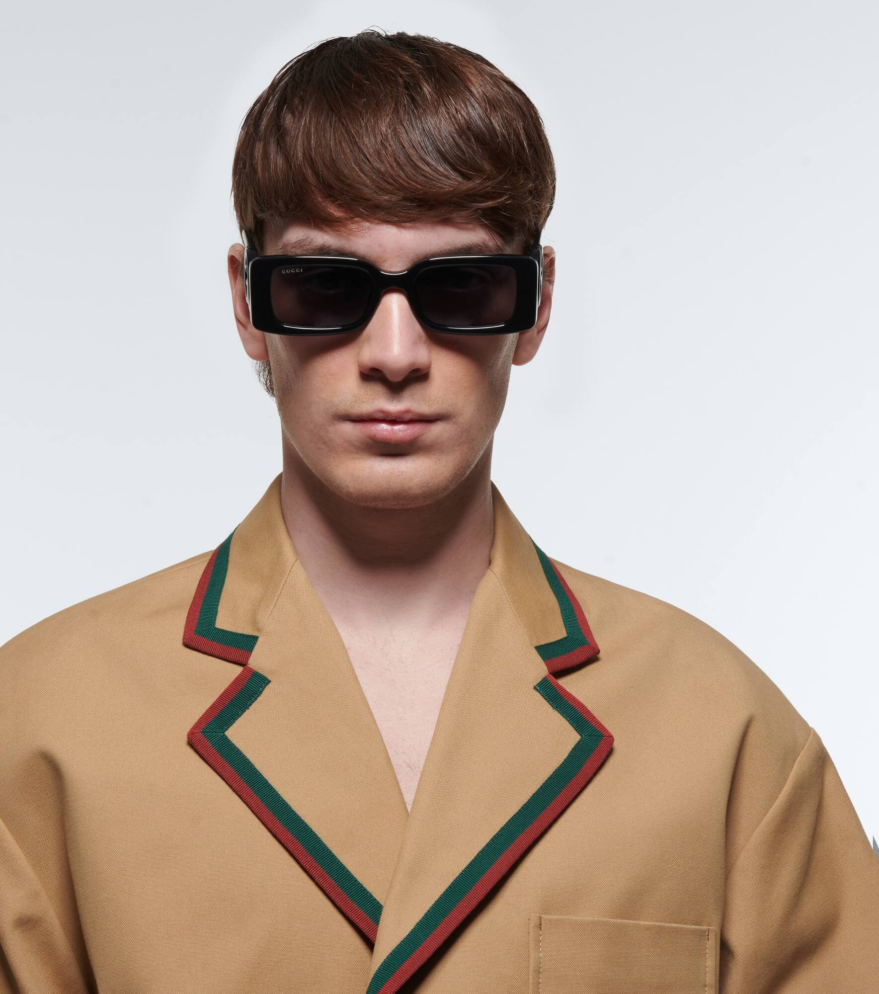 Logo rectangular sunglasses - 3