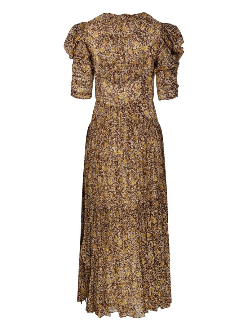 Isabel Marant Étoile Sichellia puff-sleeve floral maxi dress outlook