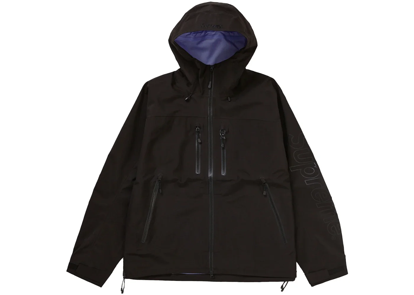 Supreme GORE-TEX Taped Seam Shell Jacket Black - 1