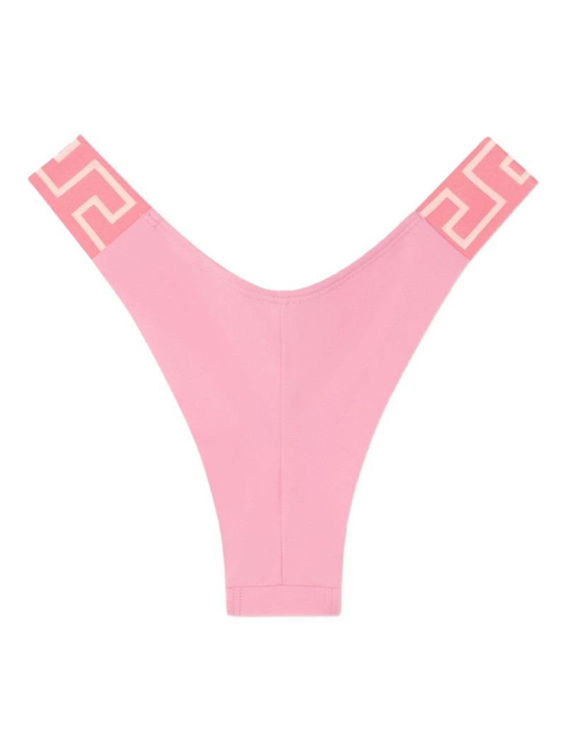VERSACE Greca-print bikini bottom outlook