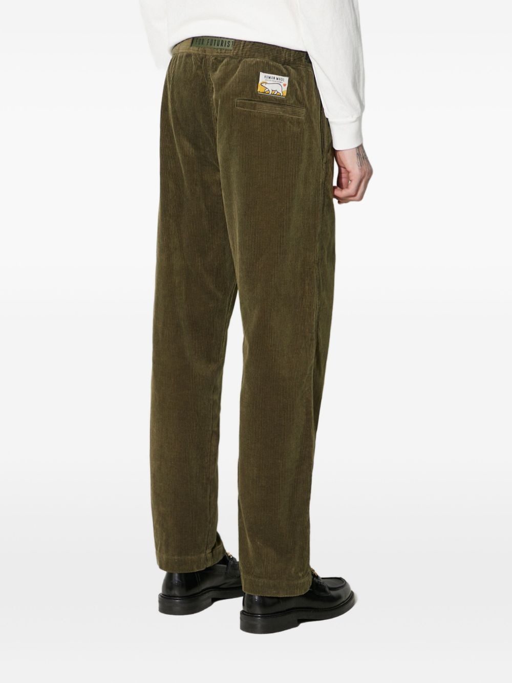 corduroy-wale trousers - 4