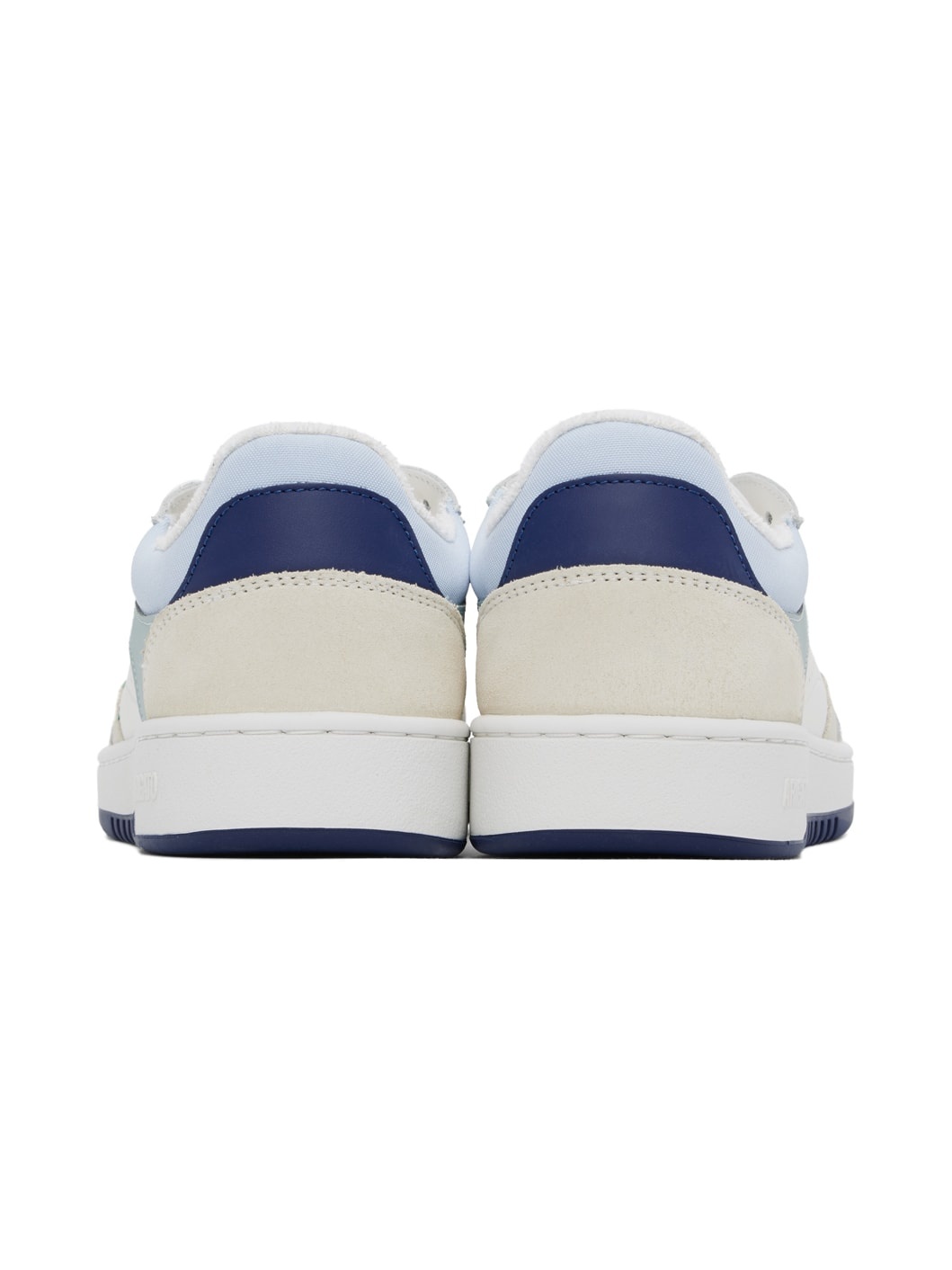 White & Blue Arlo Sneakers - 2