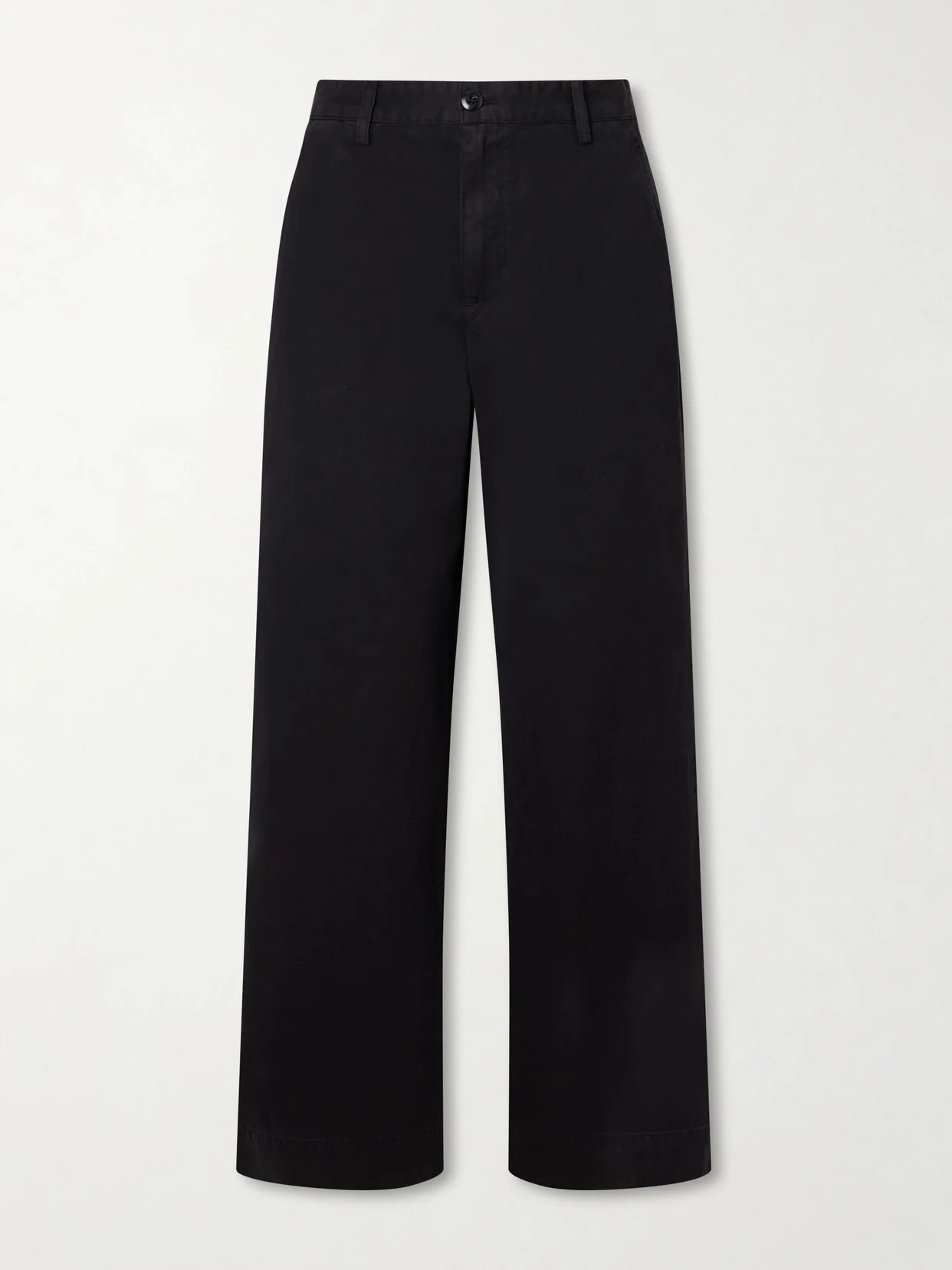 Benson Cotton-gabardine Straight-leg Pants - 1
