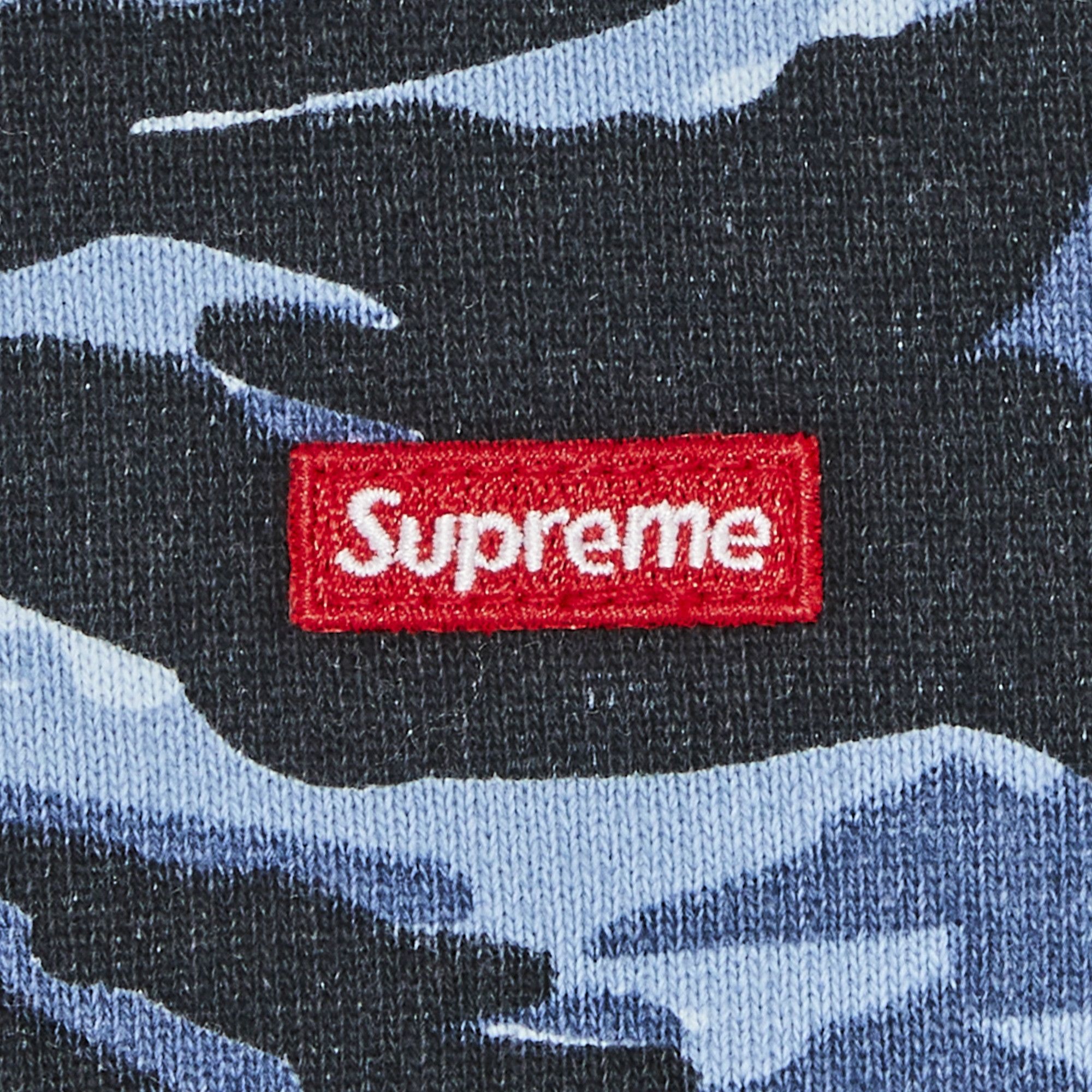 Supreme Small Box Hooded Sweatshirt 'Blue Tiger Camo' - 2