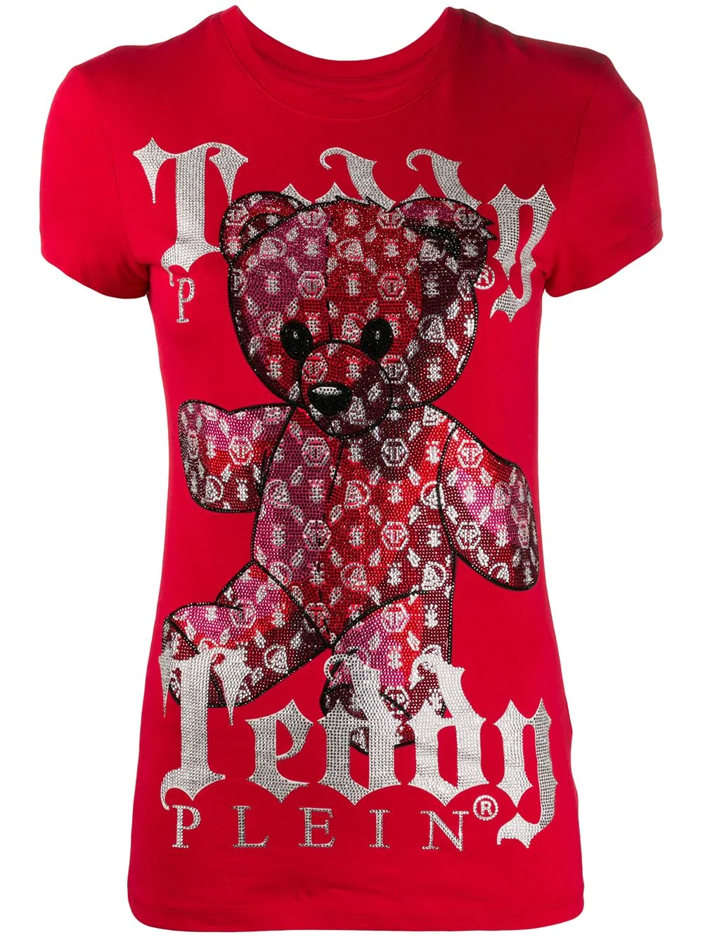 Monogram Teddy Bear crew neck T-Shirt - 1