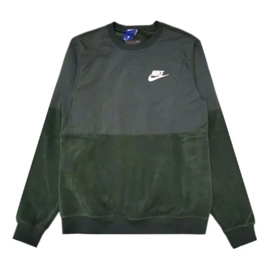 Nike Sportswear Patchwork Sweatshirt 'Green' AQ7260-332 - 1