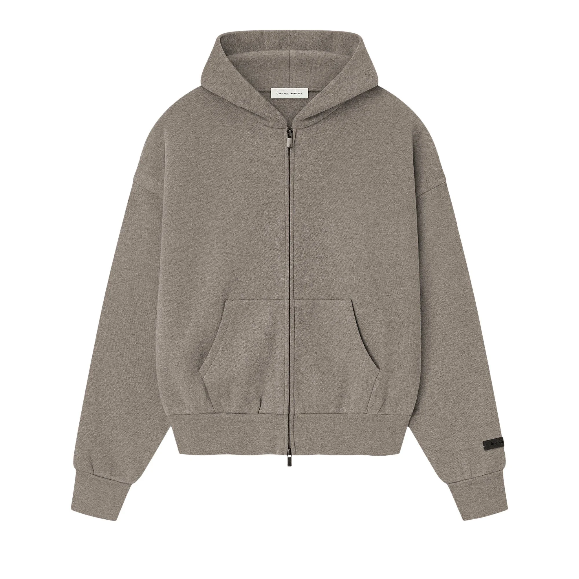 Fear of God Essentials Classic Fleece Zip-Up Hoodie 'Homestead Heather' - 1