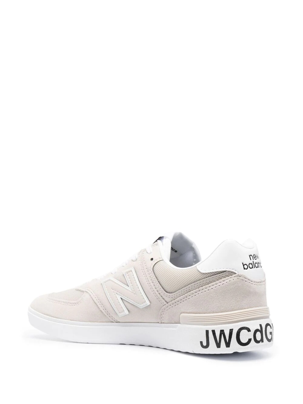 panelled low-top sneakers - 3