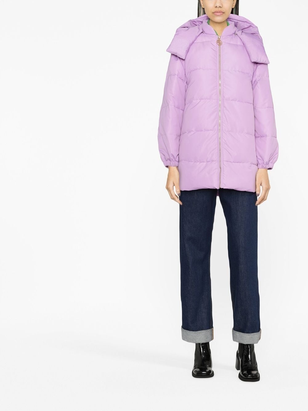 detachable sleeves puffer coat - 2