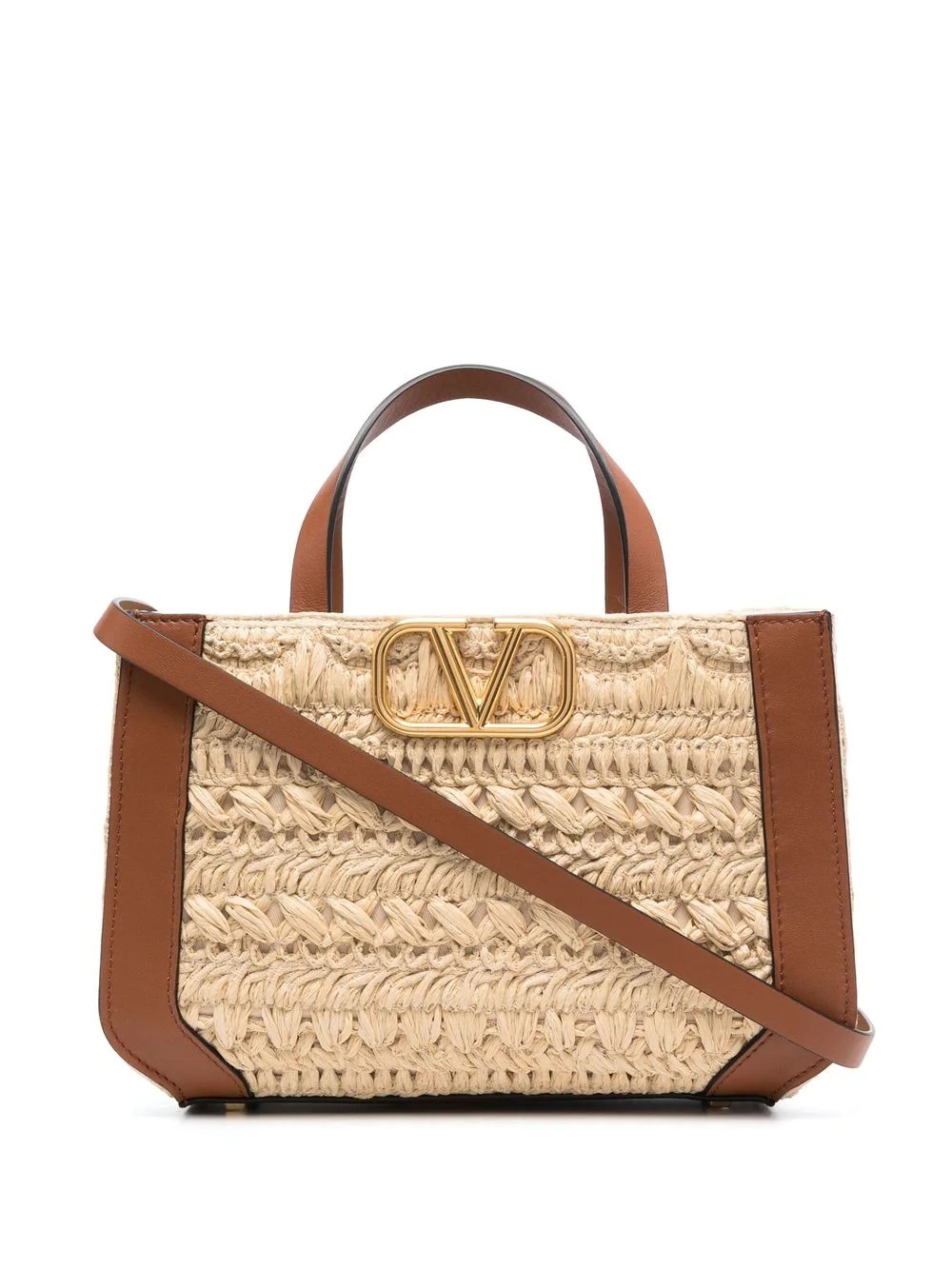 VLogo woven tote bag - 1