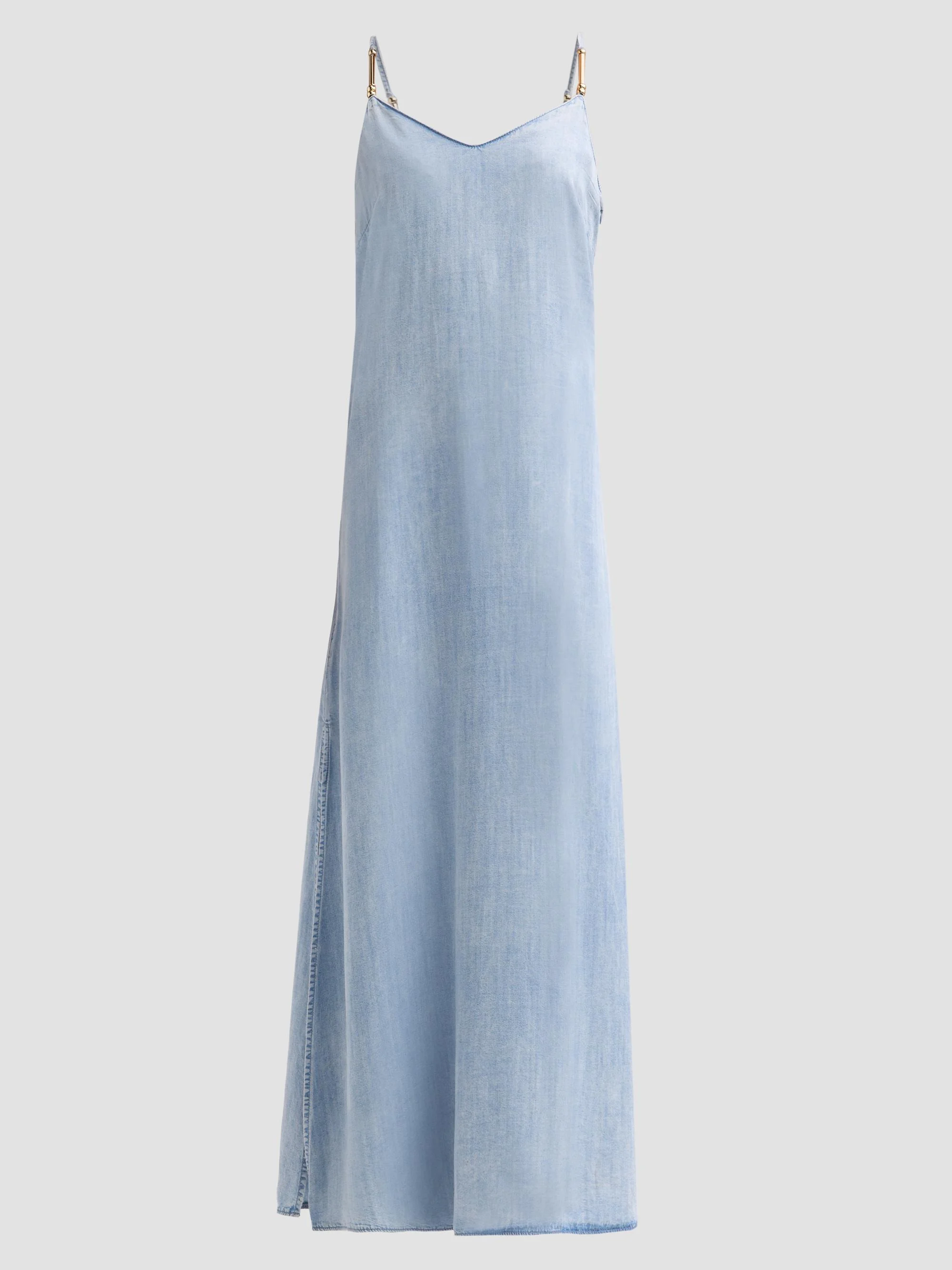 Women's Marcella Denim Maxi Dress - Light Blue - 1
