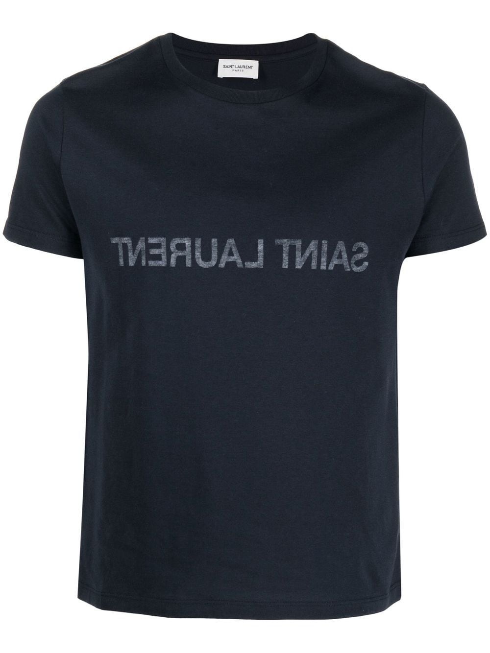 Reverse logo-print cotton T-shirt - 1