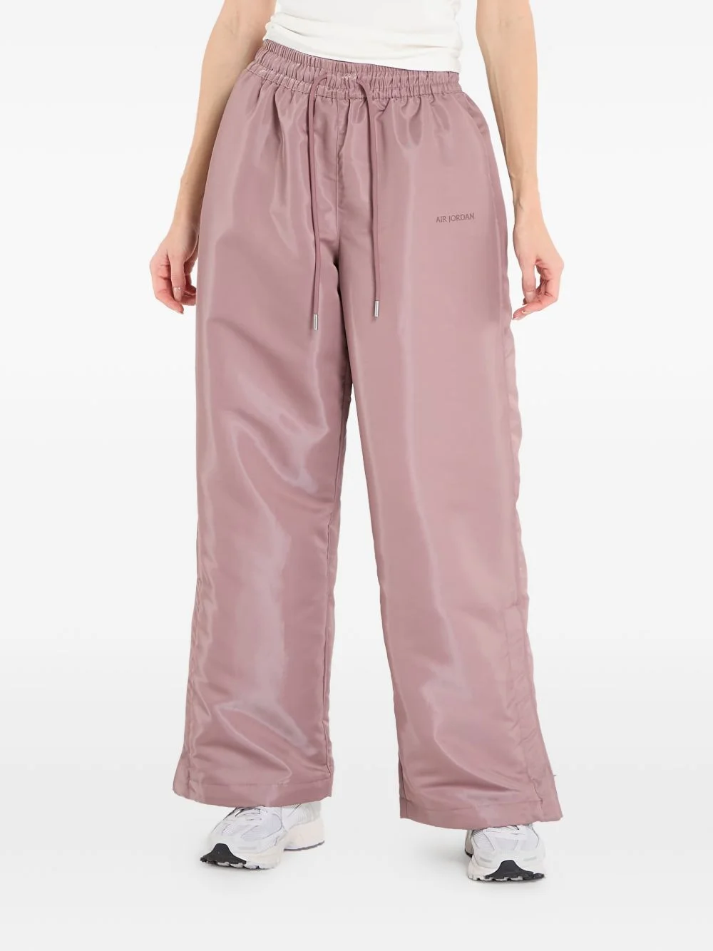 drawstring track pants - 1