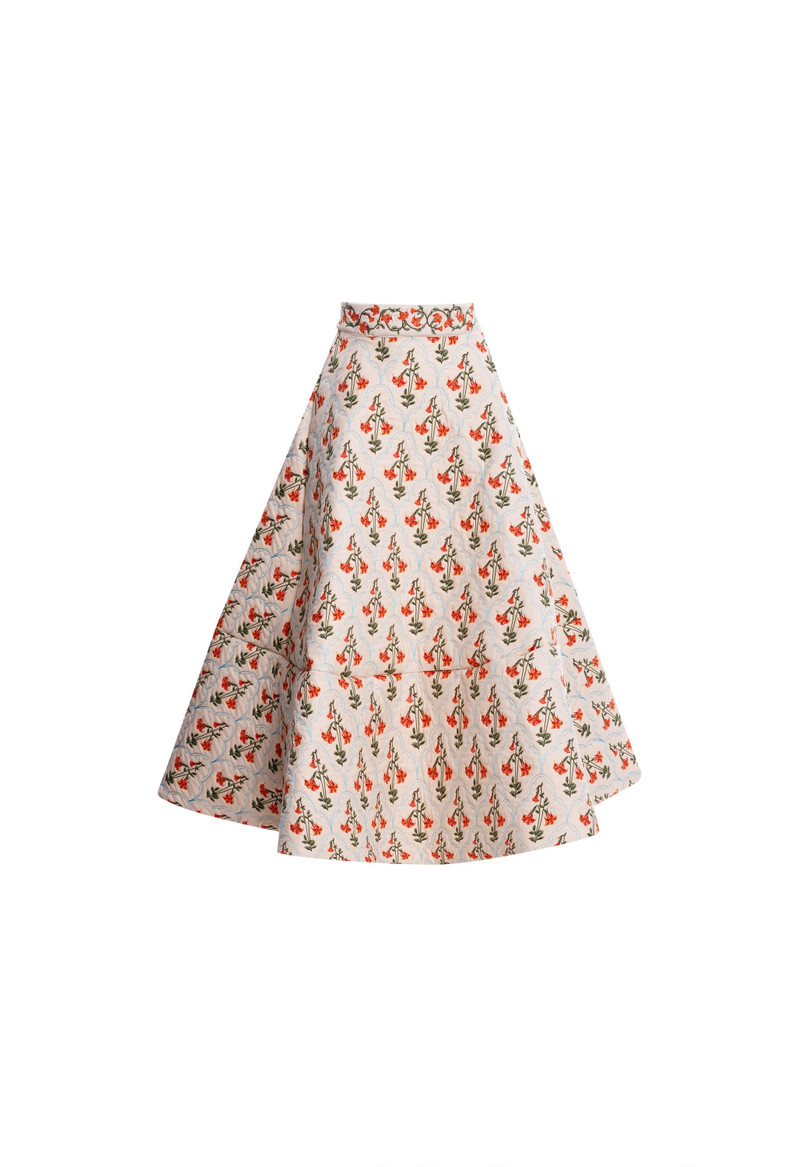 Bergamota Sabanero Atardecer Maxi Skirt 1