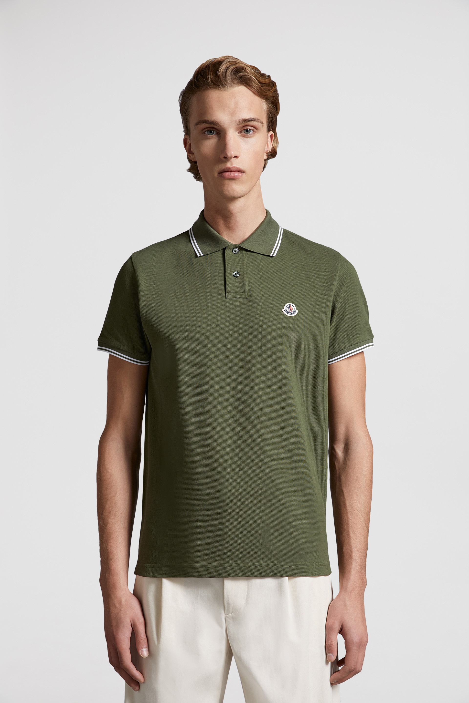 Logo Patch Cotton Polo Shirt - 3