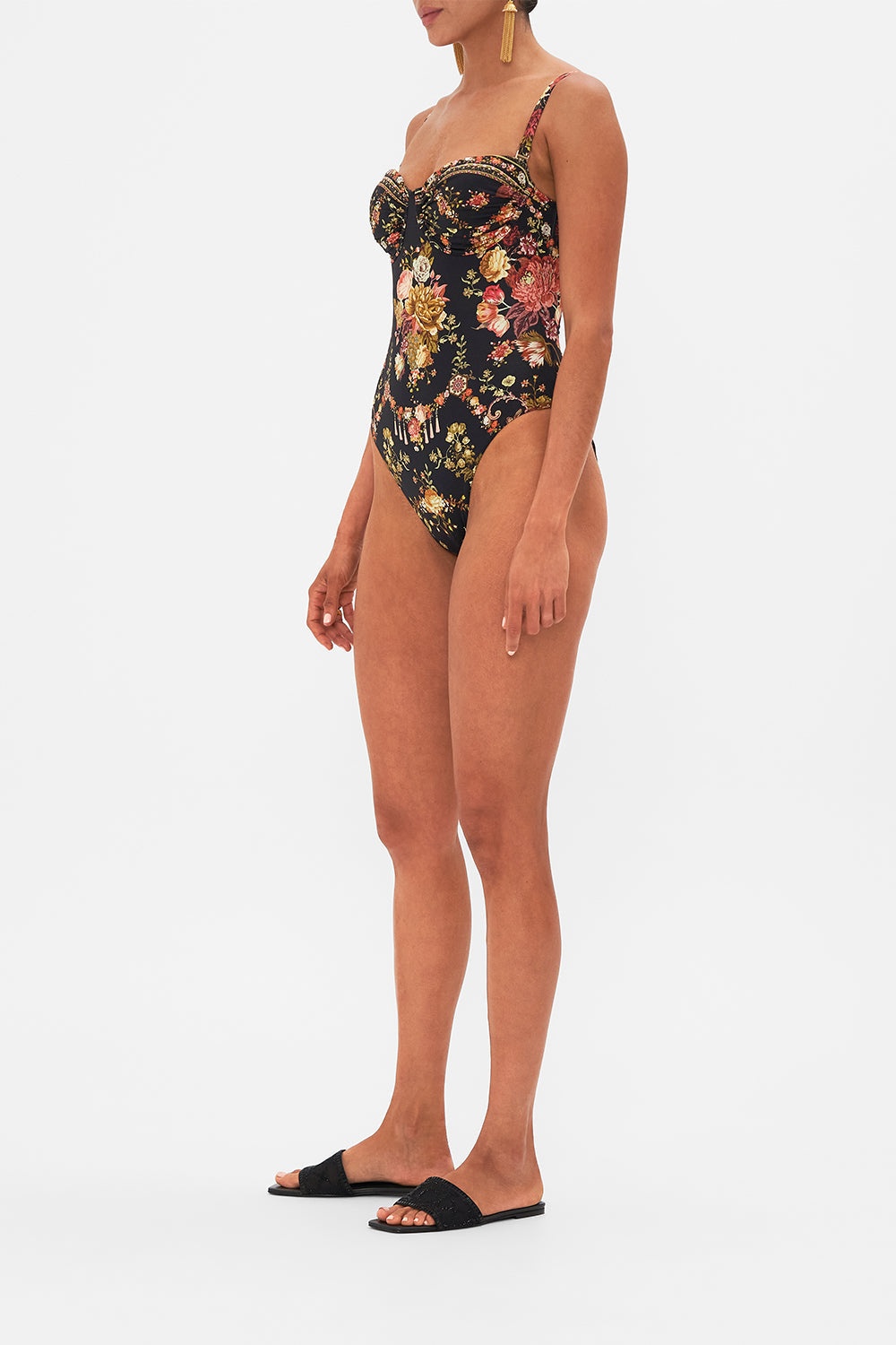 RUCHED CUP UNDERWIRE ONE PIECE - 4