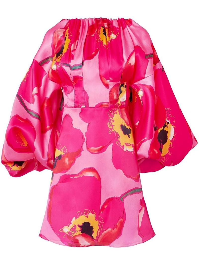 balloon-sleeves dress 1