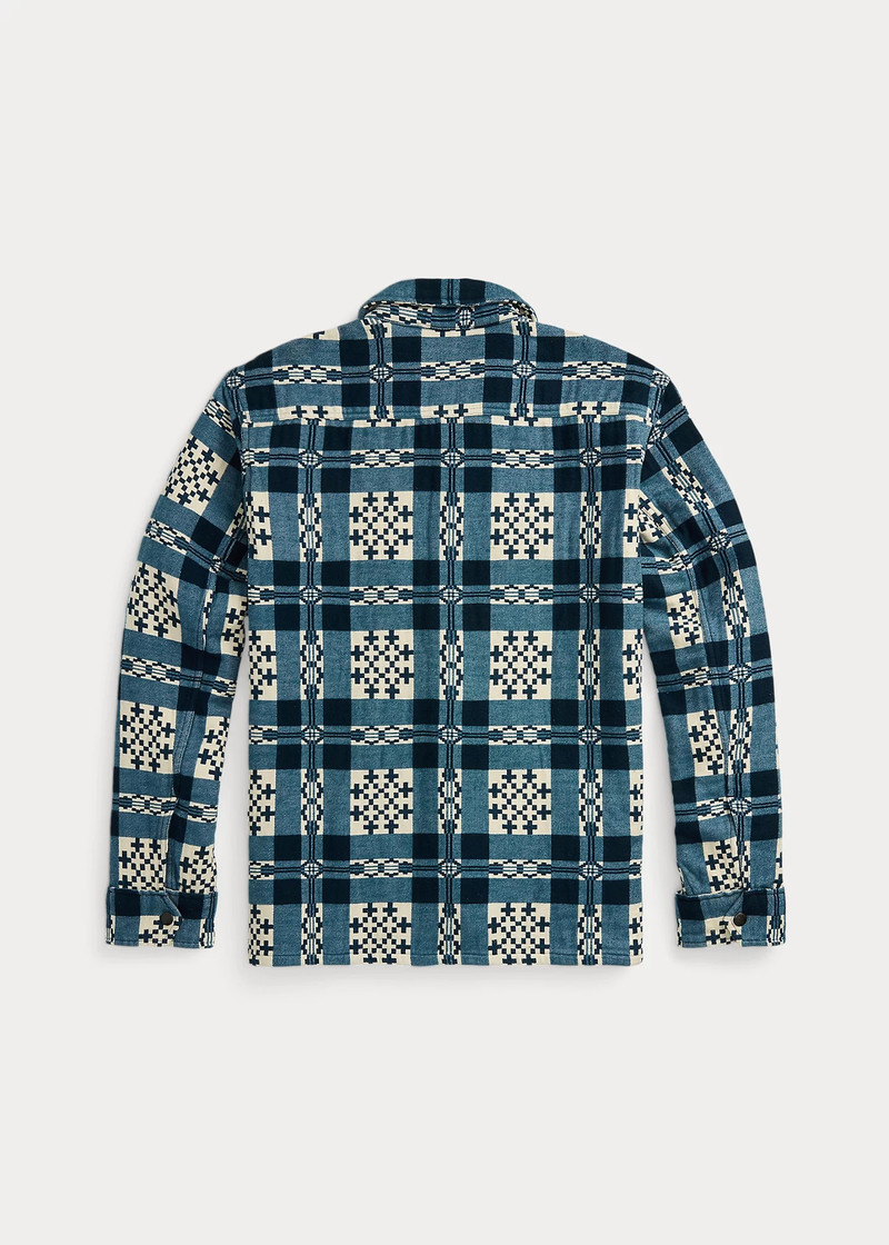 RRL by Ralph Lauren Patterned Jacquard Overshirt outlook