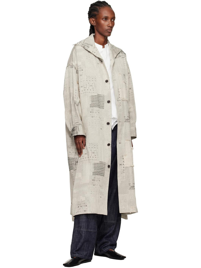 Y's Beige U-Stand D Big Coat outlook