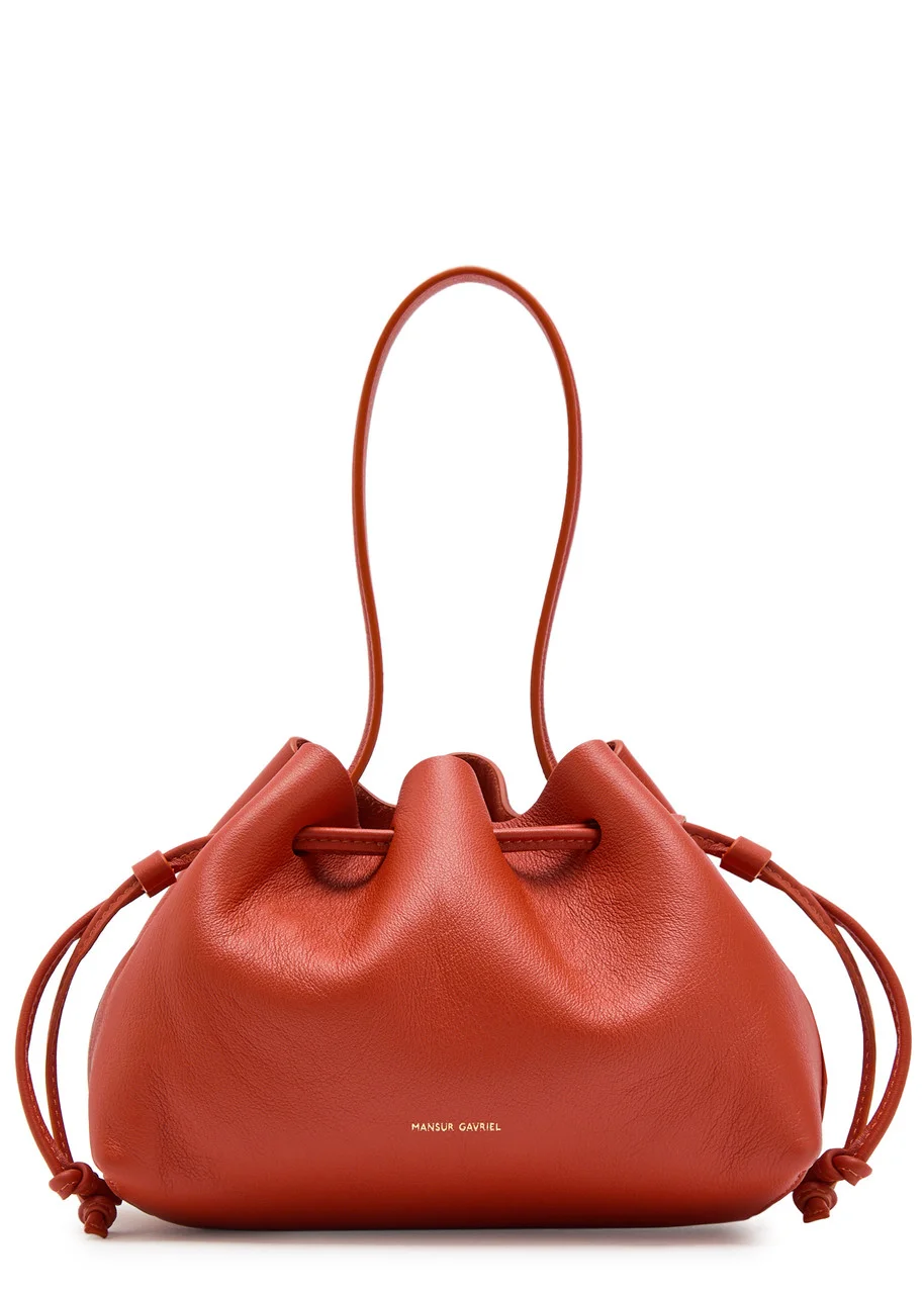 Mansur Gavriel Drawstring Leather Pouch - 1