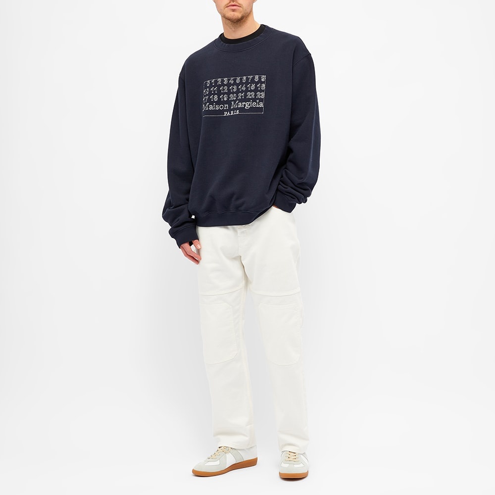 Maison Margiela 10 Embroidered Numeric Logo Crew Sweat - 6