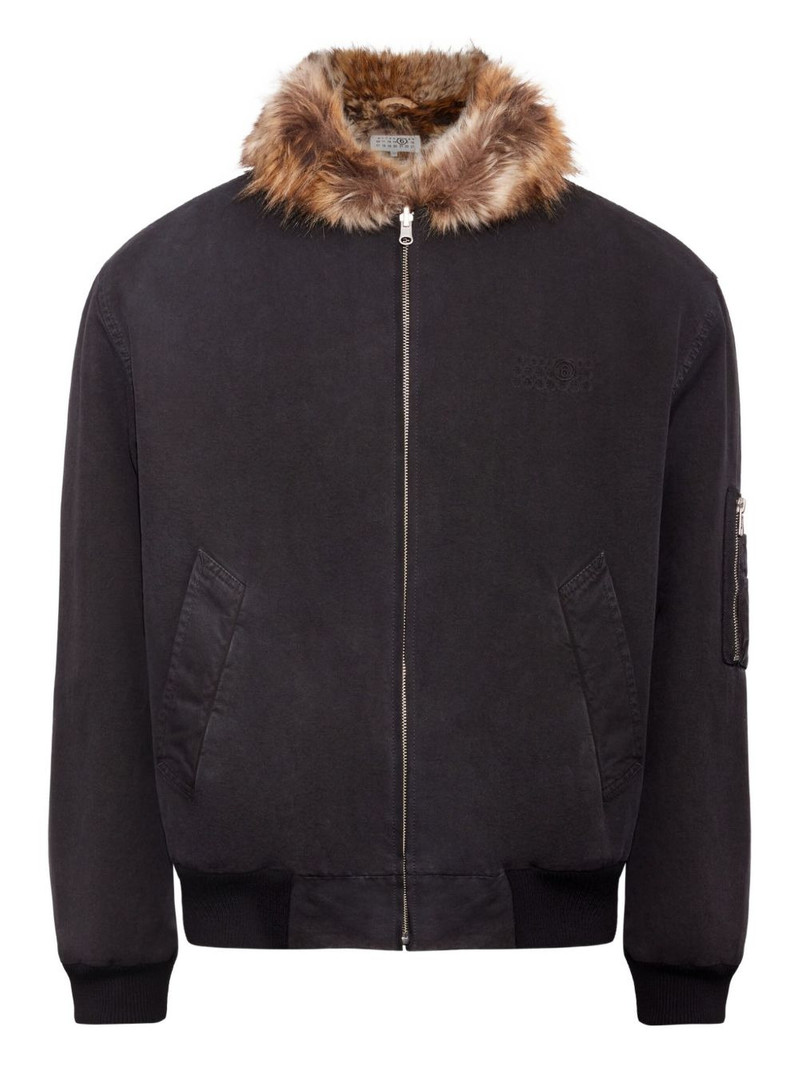 fur-collar cotton jacket 1
