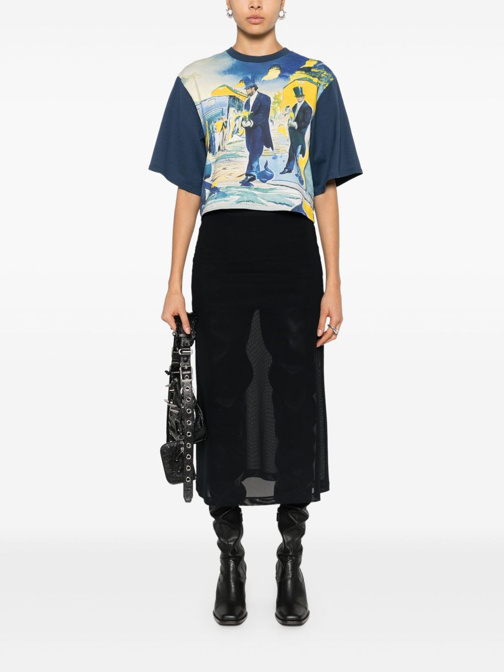graphic-print cotton T-shirt - 2